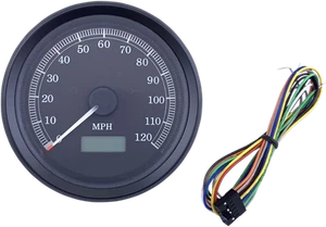 DRAG SPECIALTIES Universal 3-3/8" Programmable Electronic Speedometer - MPH - - Picture 1 of 1