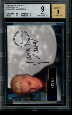2000 Angel Season One Autograph James Marsters as Spike Auto #A5 BGS 9 Mint - Image 1 of 2