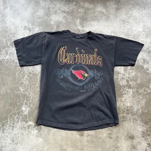 Camiseta De Colección Arizona Cardinals Para Hombres Negra NFL Fútbol Camiseta Gráfica Años 90 - Imagen 1 de 5