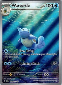 Wartortle Illustration Rare SV: Scarlet & Violet 151 171/165 NM - Picture 1 of 2