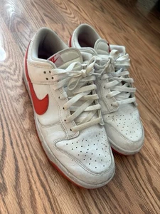 Men’s Nike Dunk Low Red Shoes Size 9 - Need To Be Cleaned - No Original Box - Picture 1 of 6