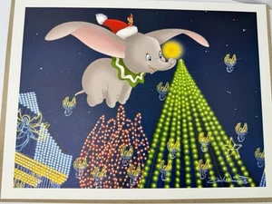 Impresión litográfica de vuelo ligero de Disney Dumbo por Don "Ducky" Williams LE 2006 - Imagen 1 de 6