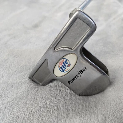 PowerBilt Miller Lite Promo Golf Putter Right Handed Beer Collectible - Image 1 of 4