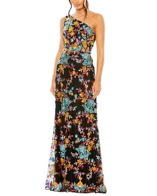 Mac Duggal One-Shoulder Gown Women's Black 2 - Image 1 of 3