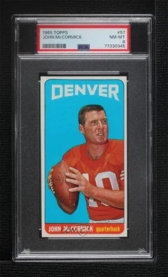 1965 Topps John McCormick #57 PSA 8 - Image 1 of 2