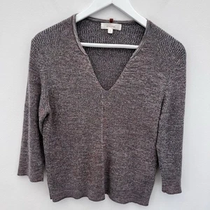 Per Una Jumper Thin Knit 3/4 Sleeved Size 12 Multicoloured - Picture 1 of 16