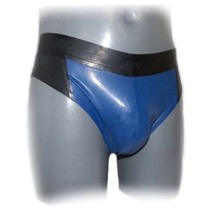 Slip fetish in lattice intimo in gomma per uomo Taglia:L(3500) - Foto 1 di 6