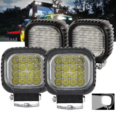 48W Cree LED Fernscheinwerfer Arbeitsscheinwerfer 12V 24V LKW SUV Anhänger - Bild 1 von 4