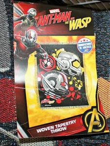 MARVEL ANT-MAN AND THE WASP WOVEN TAPESTRY THROW NORTHWEST 48x60" - Picture 1 of 1