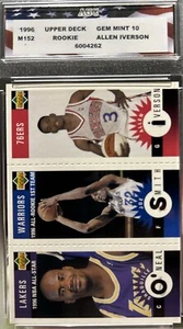 1996-97 Upper Deck  Allen Iverson And Shaquille O’neal Rookie 🔥🔥 - Picture 1 of 4