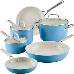 KitchenAid Hard Anodized Nonstick Cookware Pots and Pans Set, 9 Piece - Picture 1 of 10