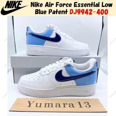 Nike WMNS Air Force 1 '07 Essential Low azul charol DJ9942-400 para mujer talla Foto 1 de 4