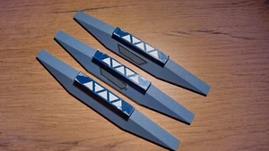 LEGO® 3x Keil 2x16 6410146 Hellgrau + 3x Fliese 1x6 Blau aus STAR WARS Set 7256 - Bild 1 von 4