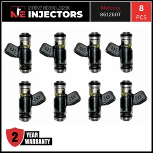 Set of 8 Reman OEM Marine Mercruiser Fuel Injector 861260T V6 V8 Mercury - Picture 1 of 4