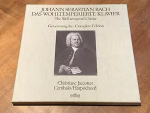 Bach Complete Well-Tempered Clavier JACCOTTET Harpsichord INTERCORD 5LP BOX MINT - Picture 1 of 4