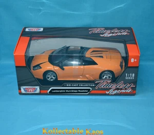 1:18 Motormax - Timeless Legends - Lamborghini Murcielago Roadster - Orange - Picture 1 of 2
