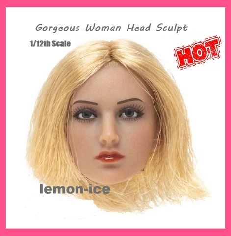 ❤️SEXY❤️ 1/12 Scale Woman Female Head Sculpt TBLeague Phicen Hot Toys Figures Cover