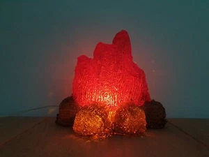 LED Lagerfeuer Licht Batterie Timer flackernd Kaminlicht Dekofeuer 3D Tischdeko - Bild 1 von 3