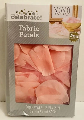 Pétalos de tela rosa para propuestas de boda de San Valentín rellenos de jarrón 200 pétalos Foto 1 de 4