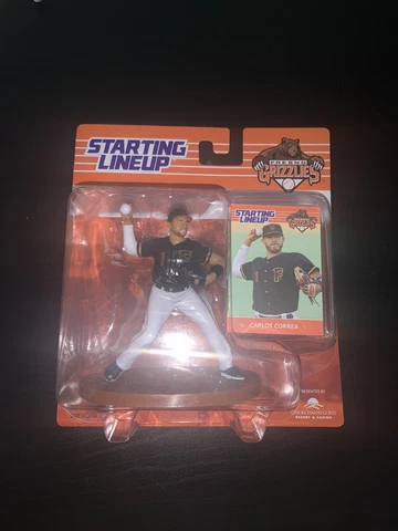 Carlos Correa Starting Lineup Figure SGA Rookie Card RARE Grizzlies Astros 1/1 Cover