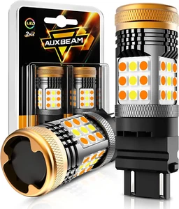 3157 Bombillas LED Switchback CANBUS Sin Errores Anti Hyper Flash Súper Brillante - Imagen 1 de 14