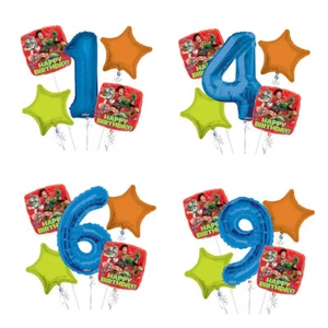 Toy Story 1-9 Happy Birthday Balloon Bouquet 5 pcs Boys Birthday - Picture 1 of 10