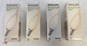 LAMPADA LAMPADINA OLIVA PHILIPS SOFTONE E14 40W OPALE ARANCIO ROSA VERDE GIALLA - Foto 1 di 5