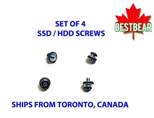 Set of 4 Screws HP 2.5" SSD HDD 800 600 400 705 G3 G4 G5 Mini PC AIO 511945-005 - Afbeelding 1 van 1