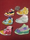 6 Disney Pins  Princess Sneakers Shoes    As Seen Lot X