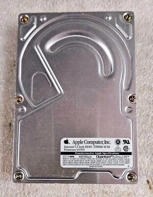 Apple/Quantum ProDrive LPS TB25S023 655-0185 250MB SCSI HDD - Image 1 of 3