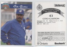 1993 Toronto Blue Jays Fire Safety Ken Dayley #46