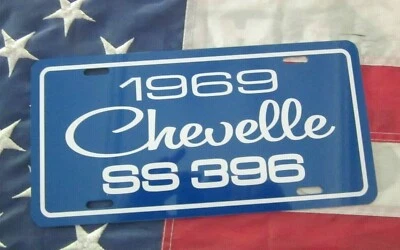 Chevrolet SS 396 1969 Chevelle Super Sport placa etiqueta 69 Chevy Foto 1 de 4