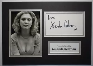 Amanda Redman Signed Autograph A4 photo Mount Display New Tricks TV COA - Picture 1 of 6