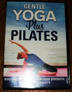 Gentle Yoga Plus Pilates DVD: Core Strength, Flexibility, Balance, Mobility - Picture 1 of 2