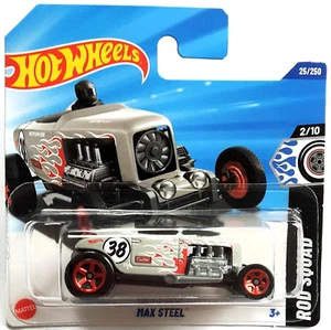 Hot Wheels Max Steel hellgrau mit Flames 2025 Rod Squad 2/10 OVP - Bild 1 von 4