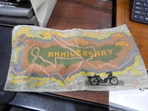 Vintage Scott Motorrad Trials 70 Jahre Jubiläum Stickerei,1914-1984 - Bild 1 von 4