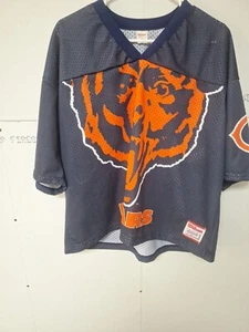 Vintage Chicago Bears Half Summer Shirt XL Wilson - Picture 1 of 3