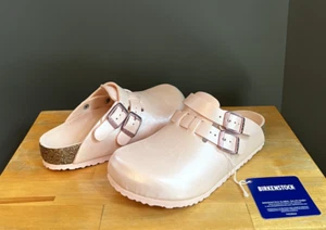 Birkenstock Kid Girl Graceful Light Rose Kay Clogs US Youth 2 (EU 33) Narrow NWB - Picture 1 of 7