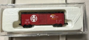 VINTAGE Con-Cor N Scale ATSF Santa Fe Shock Control BoxCar Steel 100101 NOS - Picture 1 of 7