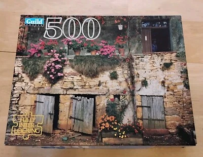 Guild 500 Piece Puzzle 15.5" X 18" 4615-1 Dordogne, France Used - Image 1 of 3