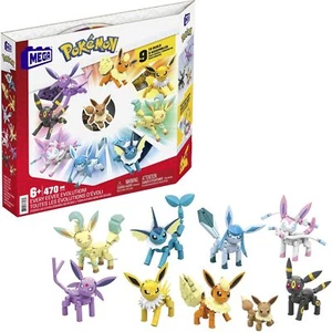 Mega Brands Construx Pokemon Every Eevee Evolution Toy Building Set - Picture 1 of 10