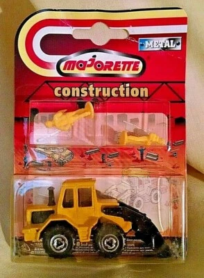 MAJORETTE NOS CONSTRUCTION FRONT END LOADER TRACTO 2 MEN 1:87 211 263 TRACTOR. - Image 1 of 4