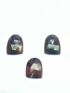 Multi Sapphire Fancy Shape 3 piece Loose Gemstones for Jewelry 13 gram weight - Picture 1 of 5