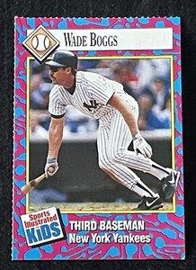 WADE BOGGS Rare 1993 Sports Illustrated for Kids SI #178 MLB New York Yankees