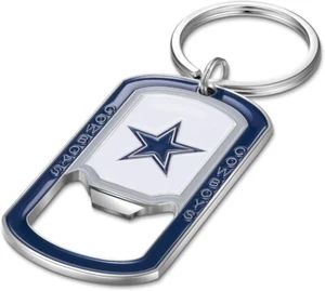 Dallas Cowboys Officially Licensed NFL Bottle Opener Key Chain - Keychain Gift - Picture 1 of 1