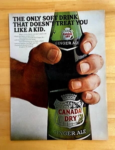 1966 Vintage Print Ad Canada Dry 10"x13-1/2" - Picture 1 of 1
