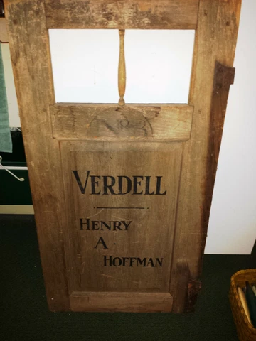 Antique CHURCH PEW DOOR Cover