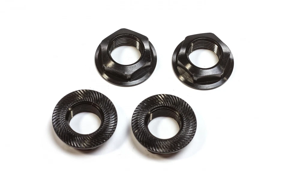 Losi 17mm Flanschmutter, schwarz, Super Rock Rey - LOS252112 - flanged wheel nut - Bild 1 von 1