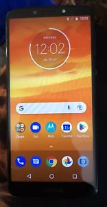 Motorola MOTO E5 Super XT1924-6 (Unknown) Black Smart Phone Very Good Used - Picture 1 of 2
