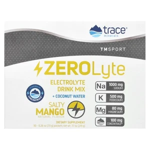 2 X Trace, TM Sport, ZeroLyte, Electrolyte Drink Mix, Salty Mango, 30 Packets, 0 - Picture 1 of 3